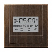 Накладка электронного таймера 201TE "Стандарт" Jung LS Латунь Antik