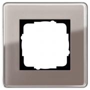 Рамка 1-ая Gira Esprit Glass C Дымчатое стекло