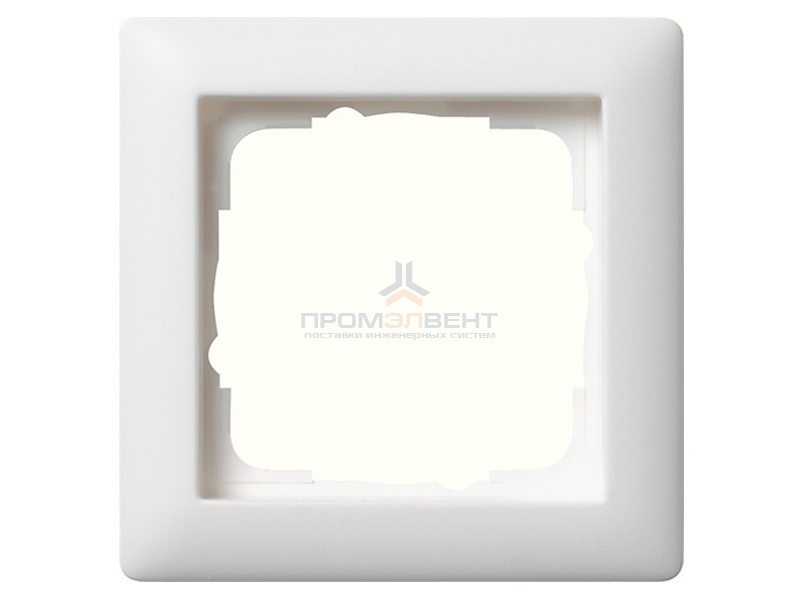 Рамка 1-ая Gira Standard 55 Белый матовый