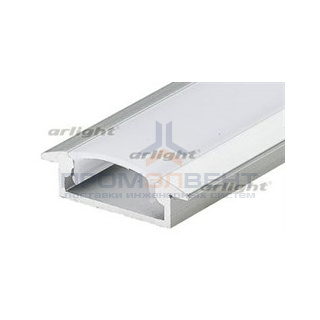 Профиль с экраном ALU-WIDE-H8-2000 ANOD+FROST