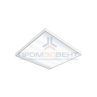 Светодиодный светильник "ВАРТОН" офисный встраиваемый/накладной 595*595*50мм 36 ВТ 4000К