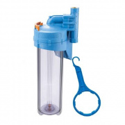 Фильтр магистральный 20"BB ДЖИЛЕКС 1MC20B - 1" (ВР/ВР вертикально, прозрачная колба)