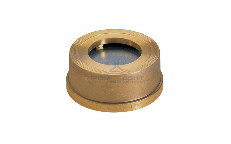 Клапан обратный межфланцевый Zetkama V275-Н - Ду32 (ф/ф, PN16, Tmax 200°C, латунь)