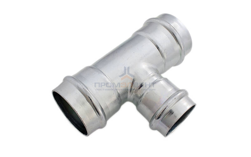 Тройник равнопроходной Conex Banninger PC 5130 - 35 (оцинкованная сталь)