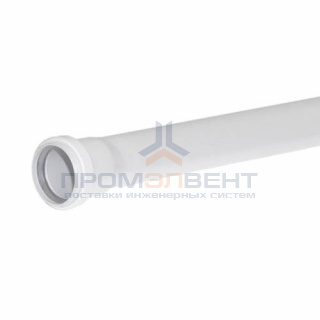 Труба для внутренней канализации СИНИКОН Comfort Plus - D40x2.0 мм, длина 1000 мм (цвет белый)