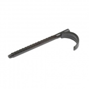 Дюбель крюковой одинарный STOUT - длина 80 мм. (для напольной фиксации труб D16 мм)