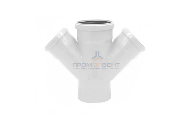 Крестовина одноплоскостная 45° REHAU RAUPIANO PLUS - 160 x 110 (для системы внутренней канализации)