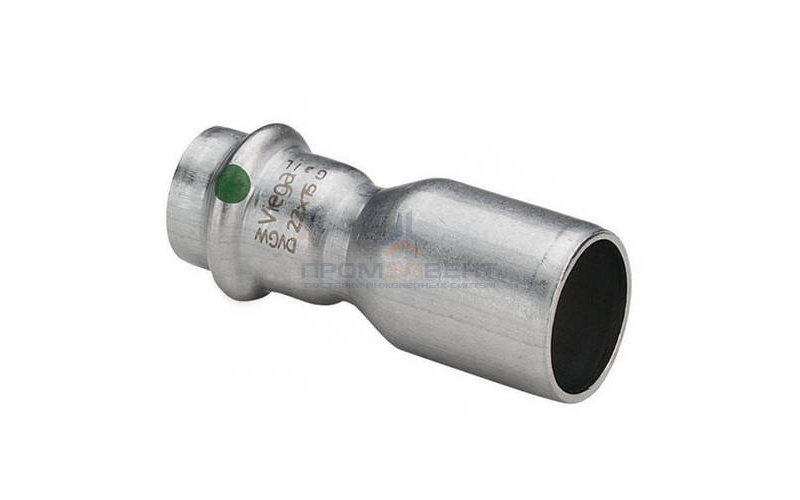 Муфта Viega Sanpress Inox 2315.1 - 28 x 18 (нержавеющая сталь)