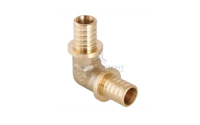 Отвод 90° VALTEC VTm.451.G - 16 (для труб из сшитого полиэтилена, латунь)