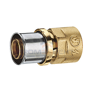 Переход на внутреннюю резьбу Giacomini RM109 - 20x2.0 x 1/2" (прессовой, для металлопластик.труб)