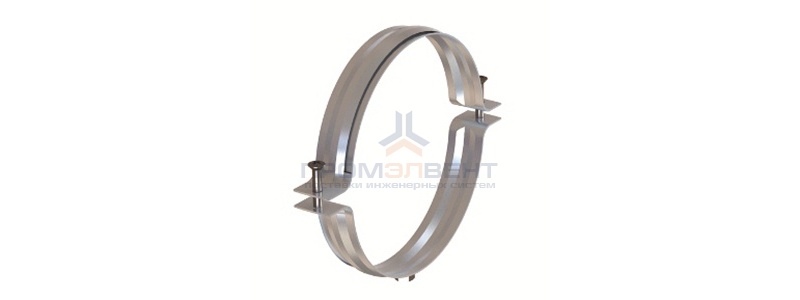 Хомут для тяжелых нагрузок 350мм, без изоляции