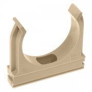 Крепёж-клипса для труб д25 под дерево (сосна) [уп. 100шт]