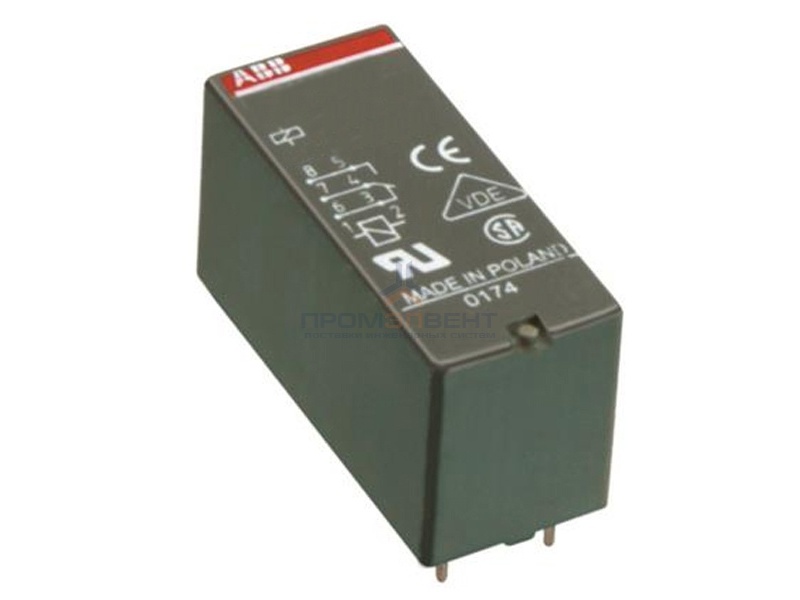 Реле ABB CR-P230AC2 230B AC 2ПК (8А)