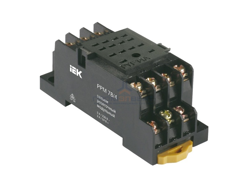 Разъем РРМ78/4(PYF14A) для РЭК78/4(MY4) модульный ИЭК